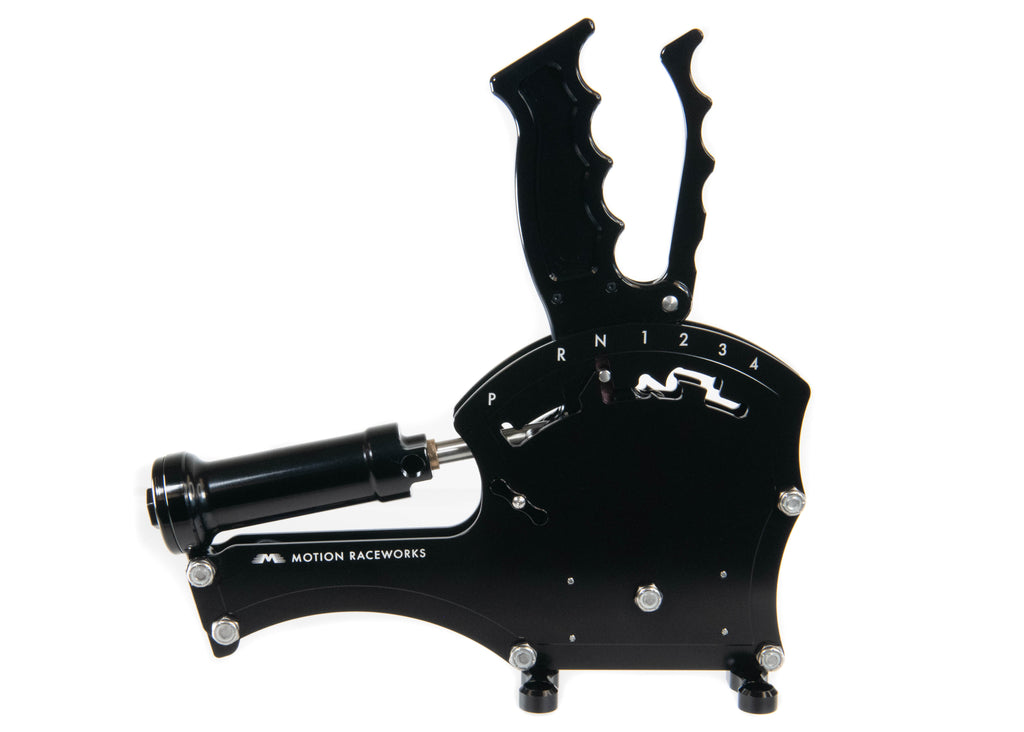 700R4 / 4L60E 4 Speed Reverse Pattern Operator Series Billet Shifter Rear Exit-Motion Raceworks-Motion Raceworks