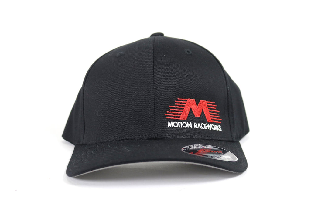 Black Motion Raceworks Flex Fit Hat 95-100-Motion Raceworks-Motion Raceworks